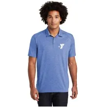 Mens TriBlend Wicking Polo - Screen Printed w/ Left Chest Y Logo